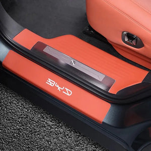 Leather Door Sill Protector for BYD Sealion 8 harrybyd