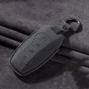 Suede Key Case Cover Shell Fob for BYD harrybyd