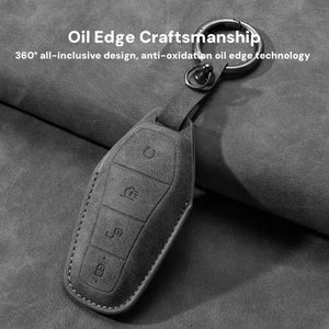 Suede Key Case Cover Shell Fob for BYD harrybyd