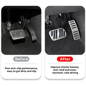 Brushed Aluminum Performance Pedals for BYD Atto 3 harrybyd