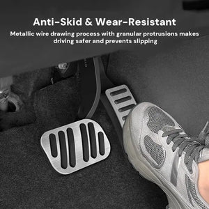 Brushed Aluminum Performance Pedals for BYD Atto 3 harrybyd