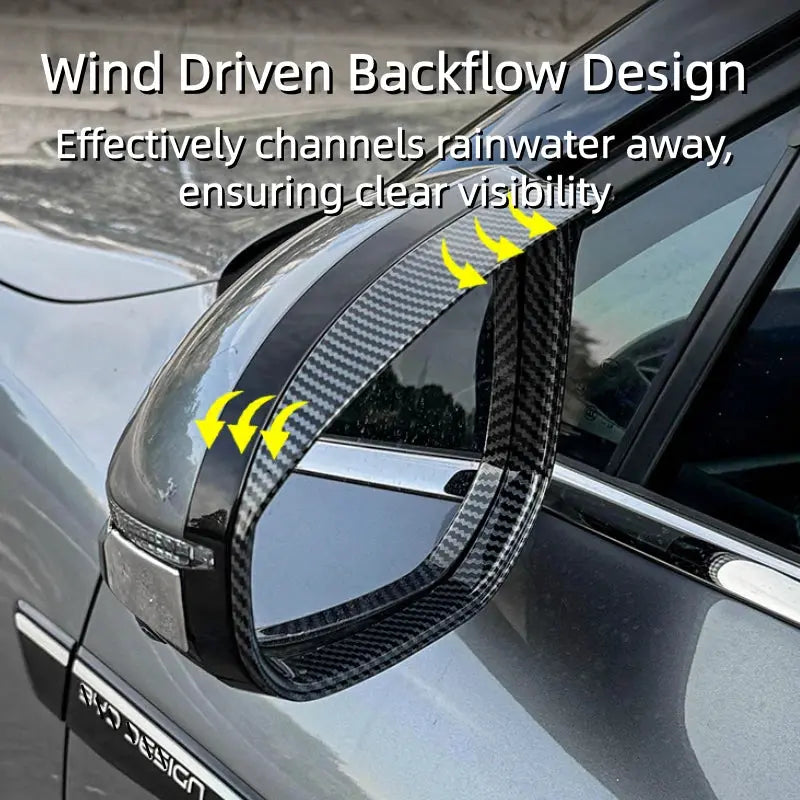 Rearview Mirror Rain Eyebrow Visor for BYD Atto 2 (2pcs)