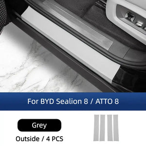 Leather Door Sill Protector for BYD Sealion 8 harrybyd