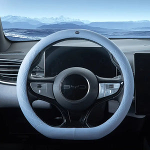 Suede Steering Wheel Cover for BYD Seal EV harrybyd
