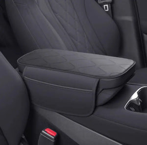Center Console Armrest Cover for BYD Sealion 7, Black with pocket