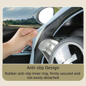 Suede Steering Wheel Cover for BYD Atto 1 / Dolphin Surf harrybyd