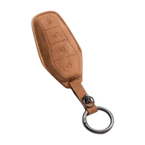 Suede Key Case Cover Shell Fob for BYD harrybyd
