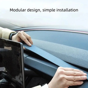 Spliced Center Dashboard Air Vent Trim for Tesla Model 3 Highland harrybyd