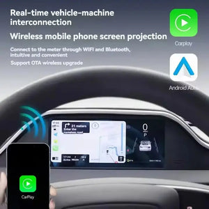 Integrated Dashboard Display with Ambient Lighting for Tesla Model 3 Highland harrybyd