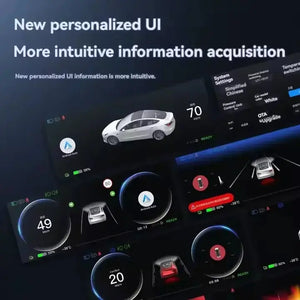 Integrated Dashboard Display with Ambient Lighting for Tesla Model 3 Highland harrybyd
