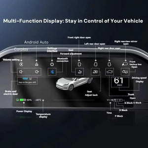 Integrated Dashboard Display with Ambient Lighting for Tesla Model 3 Highland harrybyd