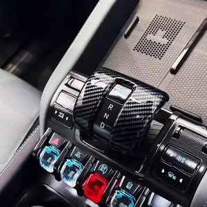 Gear Shift Knob Cover Trim for BYD Shark 6 ABS Carbon Style RHD harrybyd
