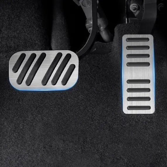 Brushed Aluminum Performance Pedals for BYD Atto 3 harrybyd