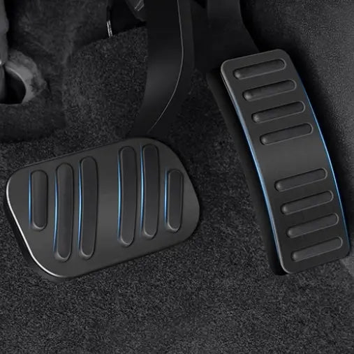 Brushed Aluminum Performance Pedals for BYD Atto 3 harrybyd