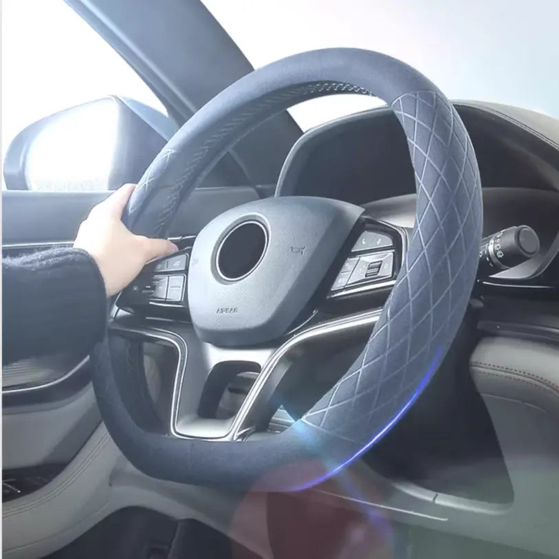 Suede Steering Wheel Cover for BYD Sealion 6  harrybyd