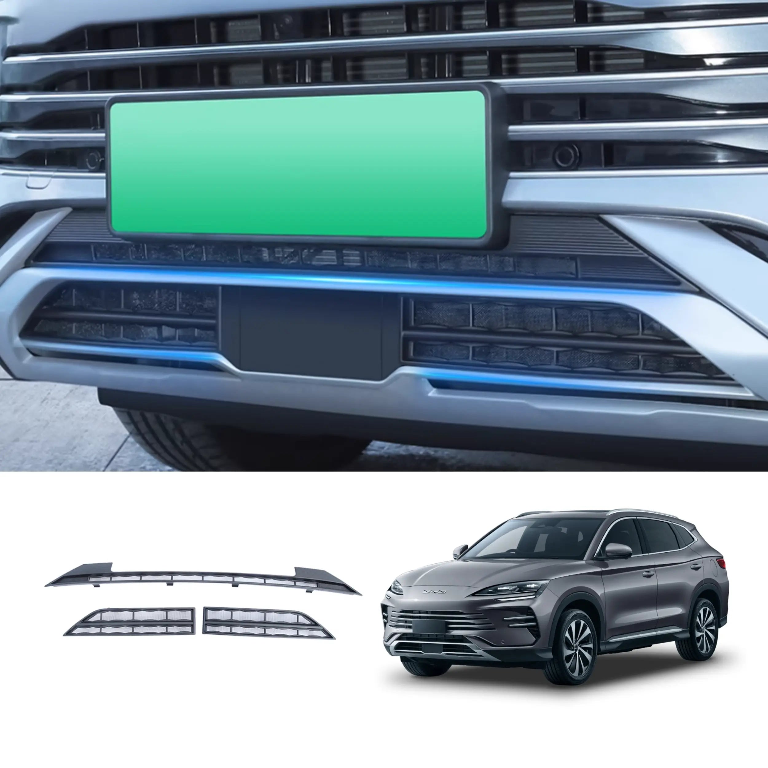 Front Bumper Grille Guard Insect Net for BYD Sealion 6  harrybyd