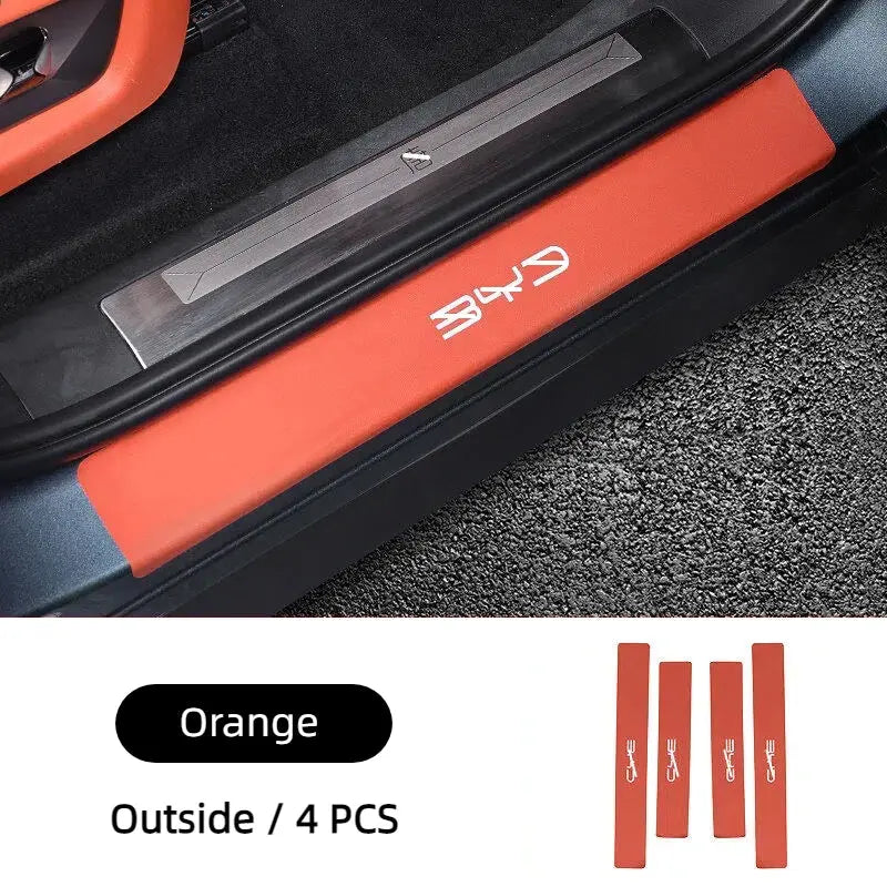 Leather Door Sill Protector for BYD Sealion 8  harrybyd