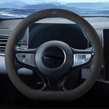Suede Steering Wheel Cover for BYD Seal EV  harrybyd