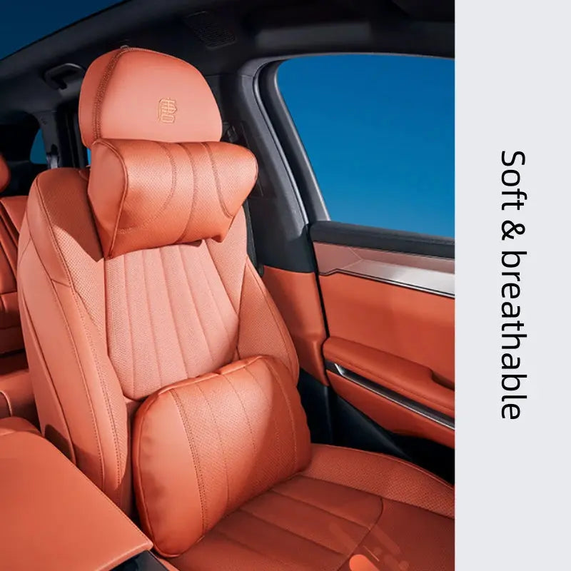 Leather Lumber Pillow and Headrest for BYD Sealion 8  harrybyd