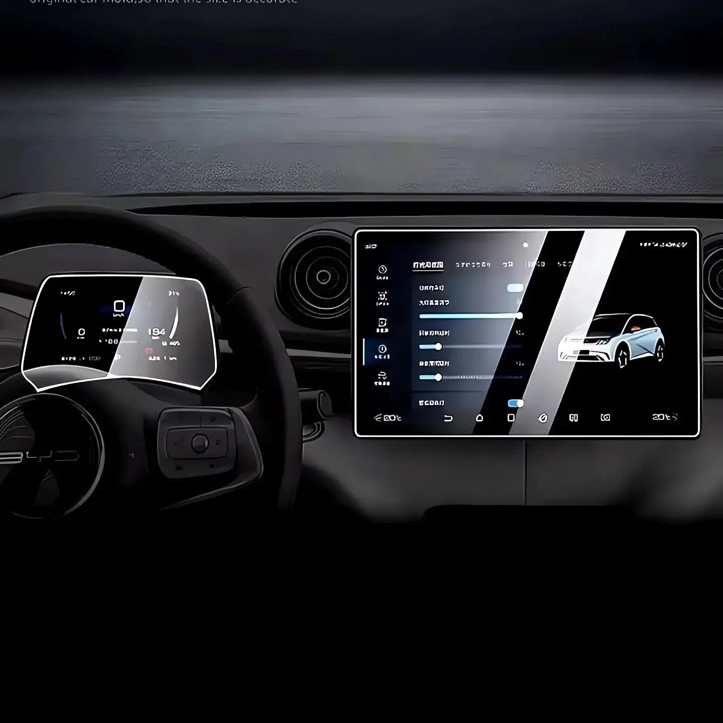 Navigation Touch Screen Protector for BYD Dolphin harrybyd