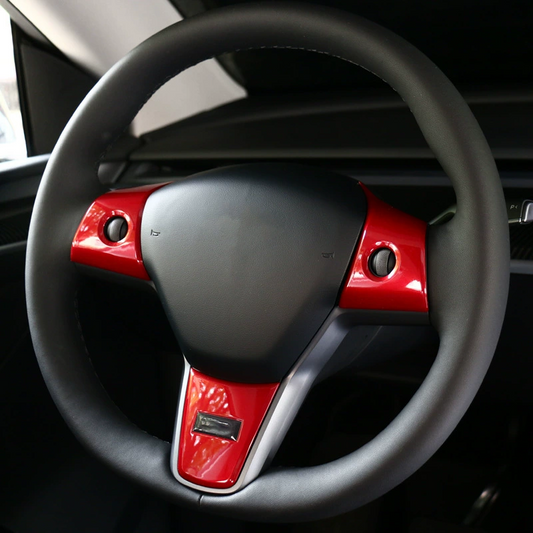 Steering Wheel Trim Cover for Tesla Model Y 2019-2024