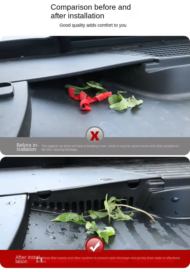 Front Engine Anti Blocking Cover for BYD Seal EV (2 pcs)  harrybyd