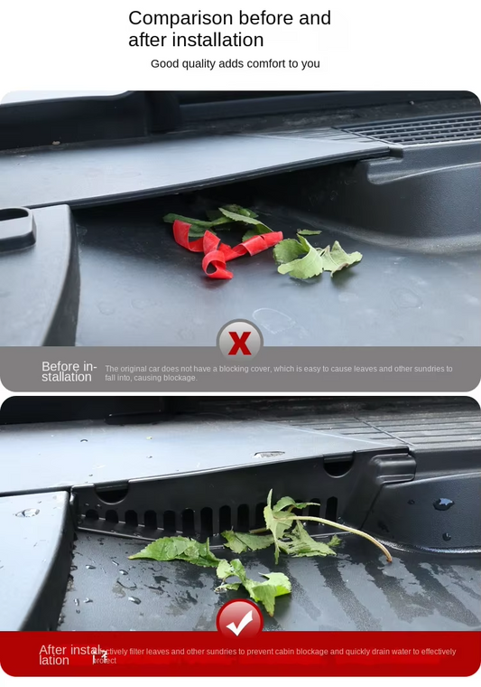 Front Engine Anti Blocking Cover for BYD Seal EV (2 Pcs)