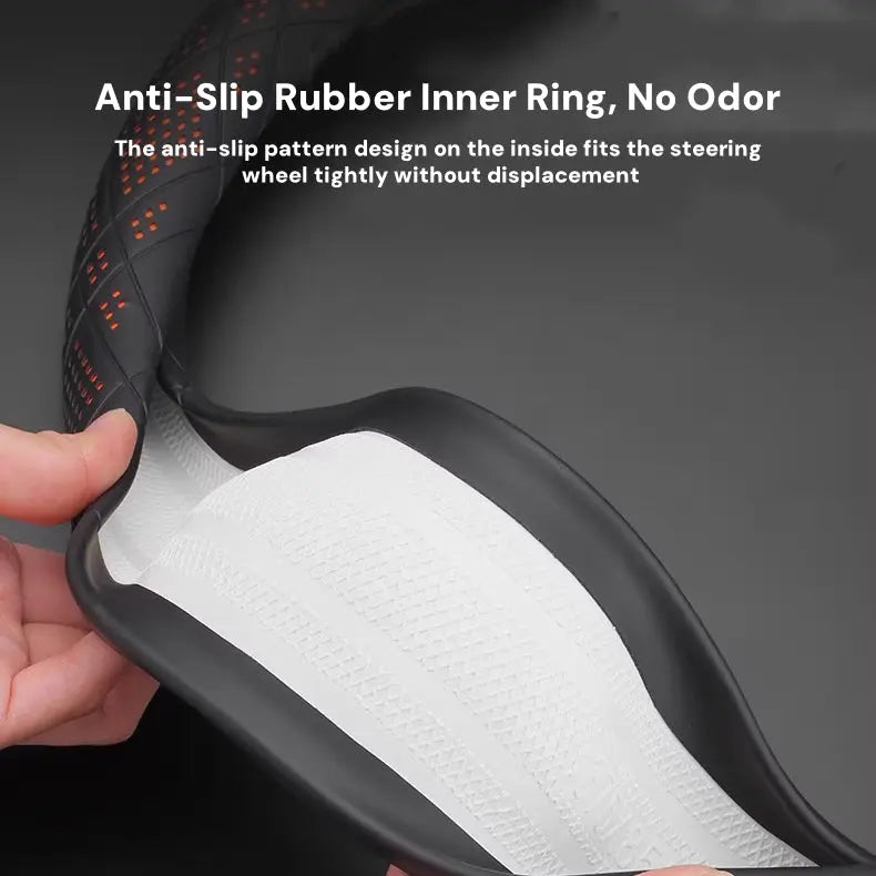 Leather Steering Wheel Cover for BYD Shark 6  harrybyd