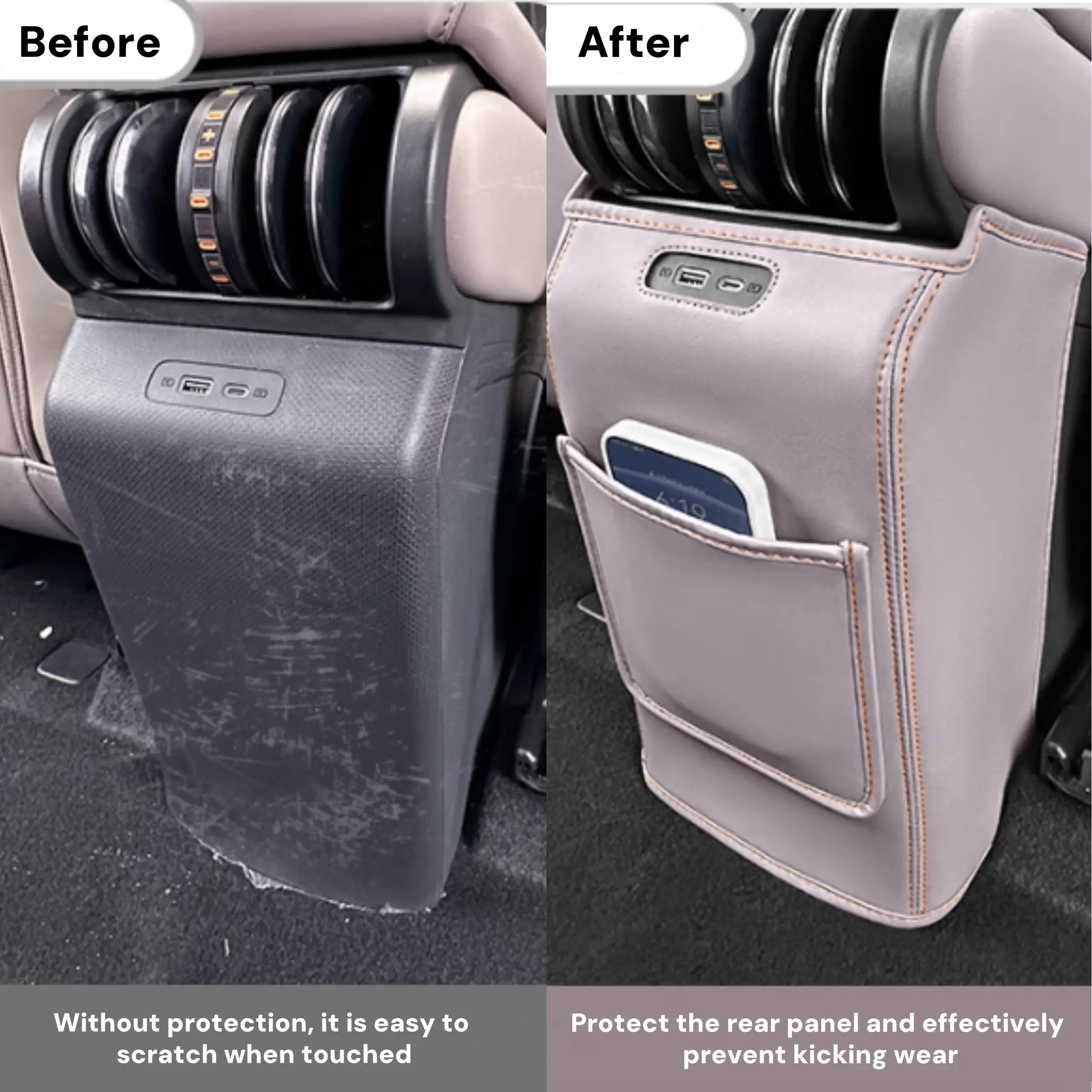Rear Center Console Protector for BYD Atto 3 (2025)  harrybyd
