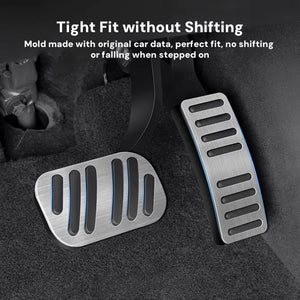 Brushed Aluminum Performance Pedals for BYD Atto 3  harrybyd