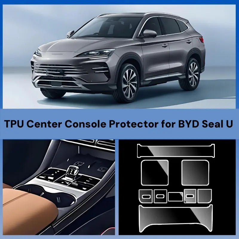 TPU Center Console Protector for BYD Seal U  harrybyd