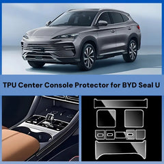 TPU Center Console Protector for BYD Seal U  harrybyd