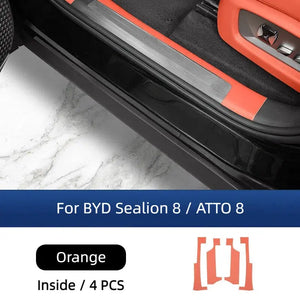 Leather Door Sill Protector for BYD Sealion 8  harrybyd
