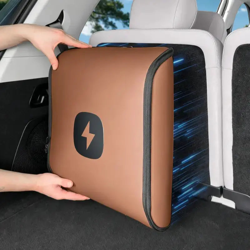 Leather Charging Cable Bag for BYD