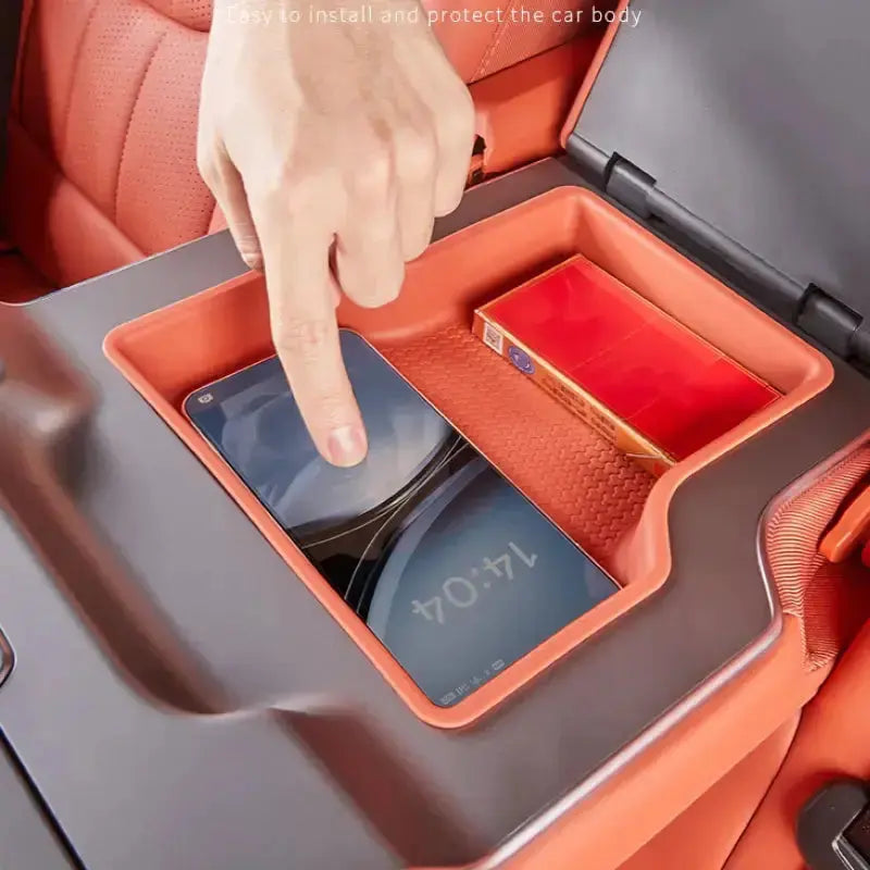 Second Row Armrest Storage Box for BYD Sealion 8  harrybyd