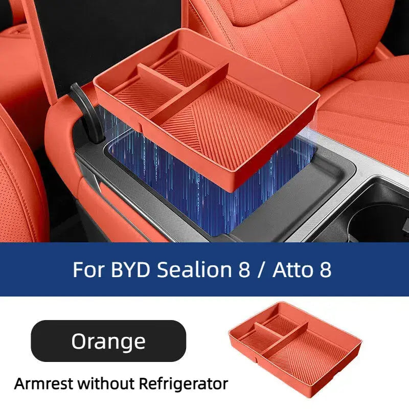 Armrest Lower Storage Box for BYD Sealion 8  harrybyd