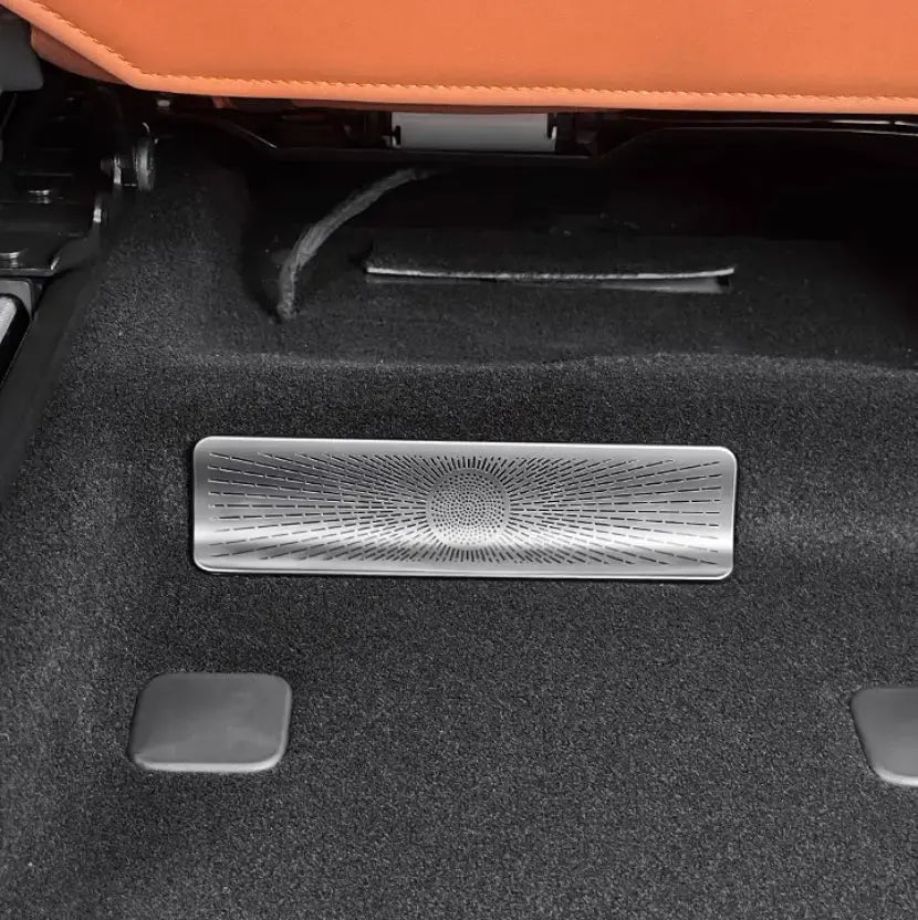 Under Seat Air Vent Cover for Sealion 7, Sliver