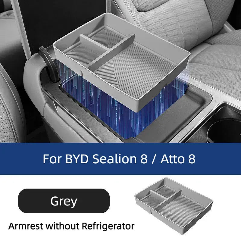 Armrest Lower Storage Box for BYD Sealion 8  harrybyd