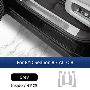 Leather Door Sill Protector for BYD Sealion 8  harrybyd
