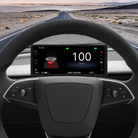 6.86'' Steering Instrument Cluster Display with Carplay for Tesla New Model Y / Model 3 Highland
