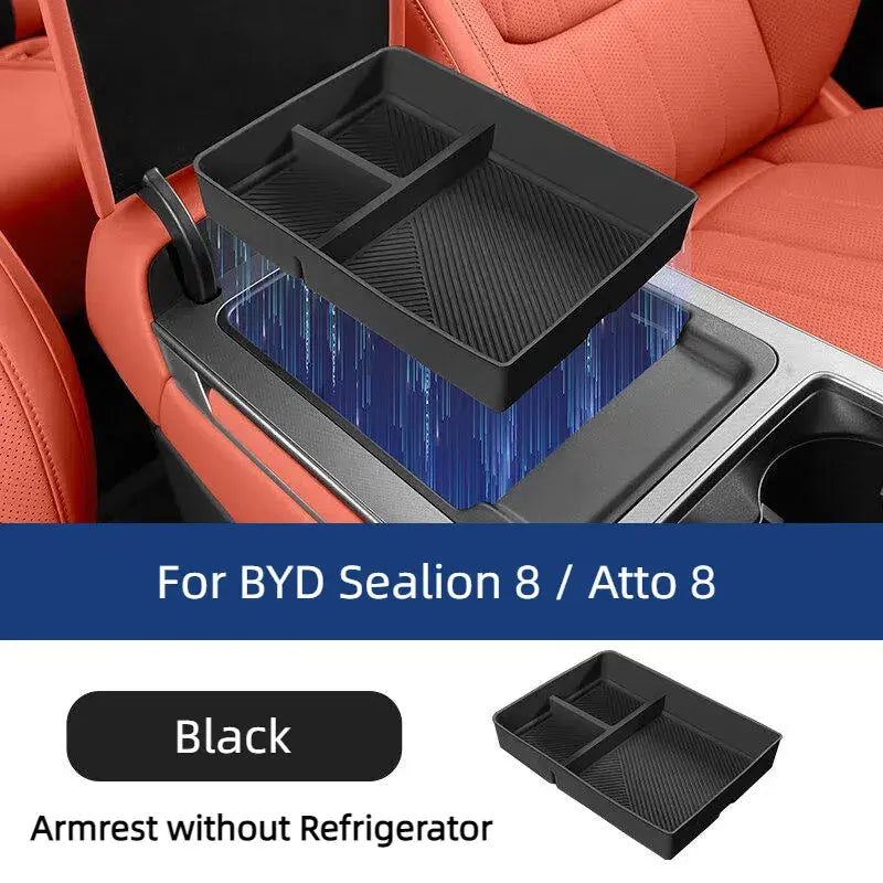 Armrest Lower Storage Box for BYD Sealion 8  harrybyd