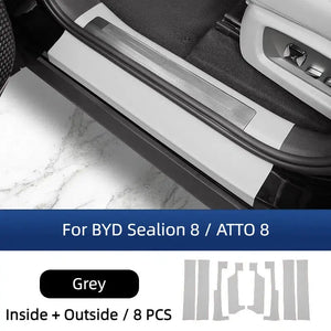 Leather Door Sill Protector for BYD Sealion 8  harrybyd