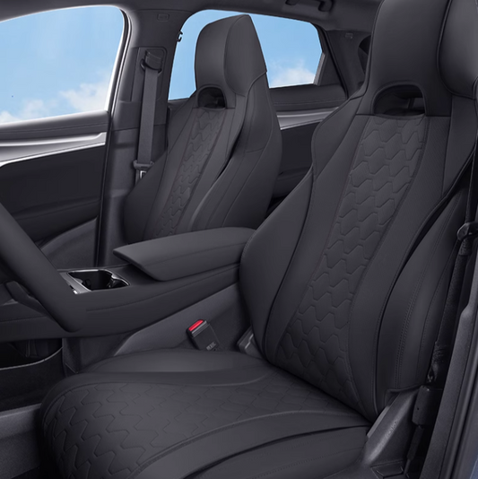Seat Cushion Cover for BYD Sealion 7 Full 5 Seater, Black
