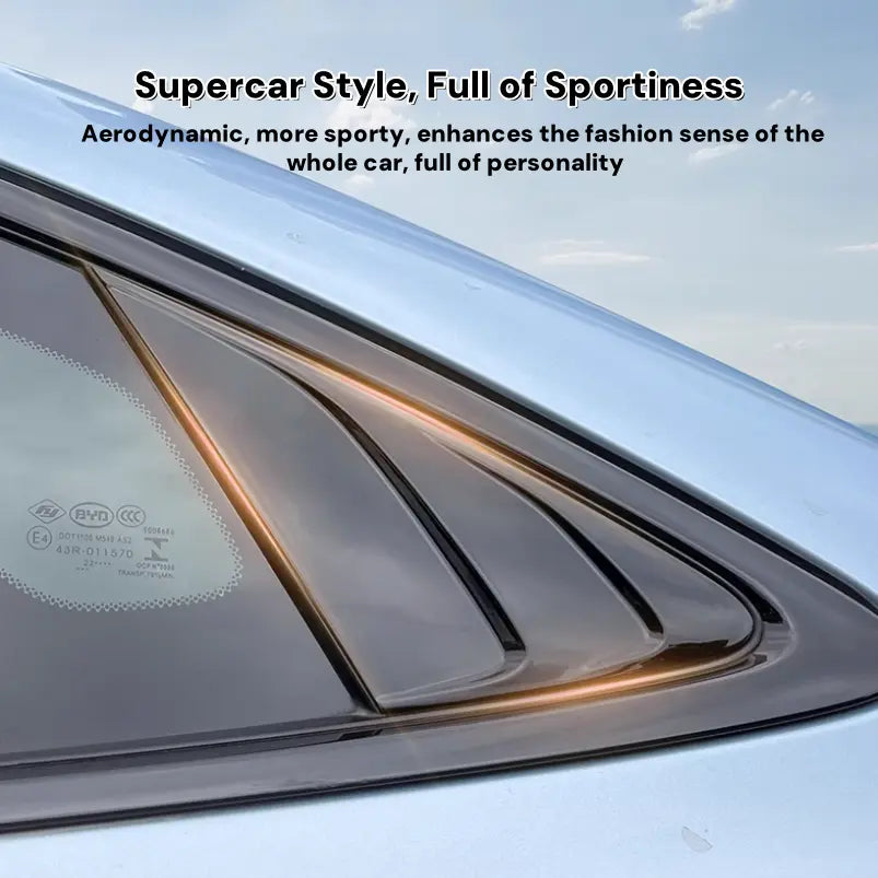 Rear Side Window Louver for BYD Seal EV (2pcs)  harrybyd