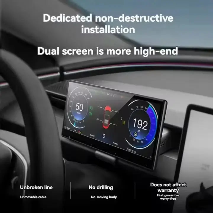 8.9'' Screen Dashboard Display with Independent Vent for Tesla New Model Y 2025/ Model Y/ Model 3 / Model 3 Highland  harrybyd