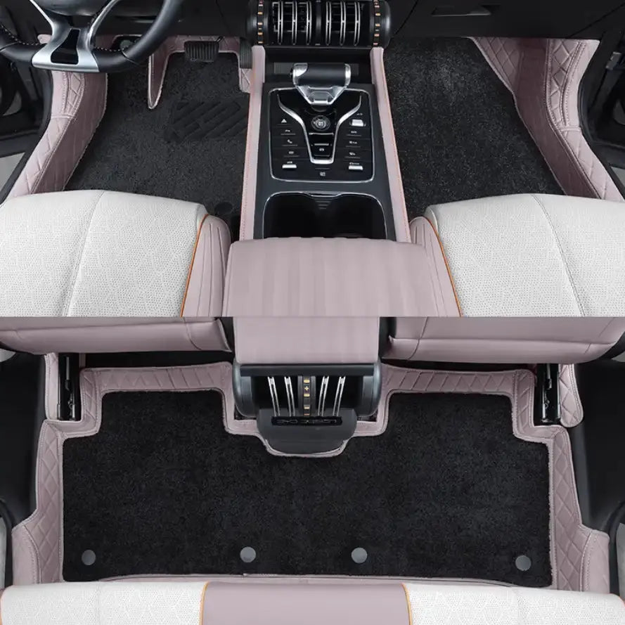 Fully-Coverd Double-Layer Floor Mats for BYD Atto 3 / Atto 3 Evo