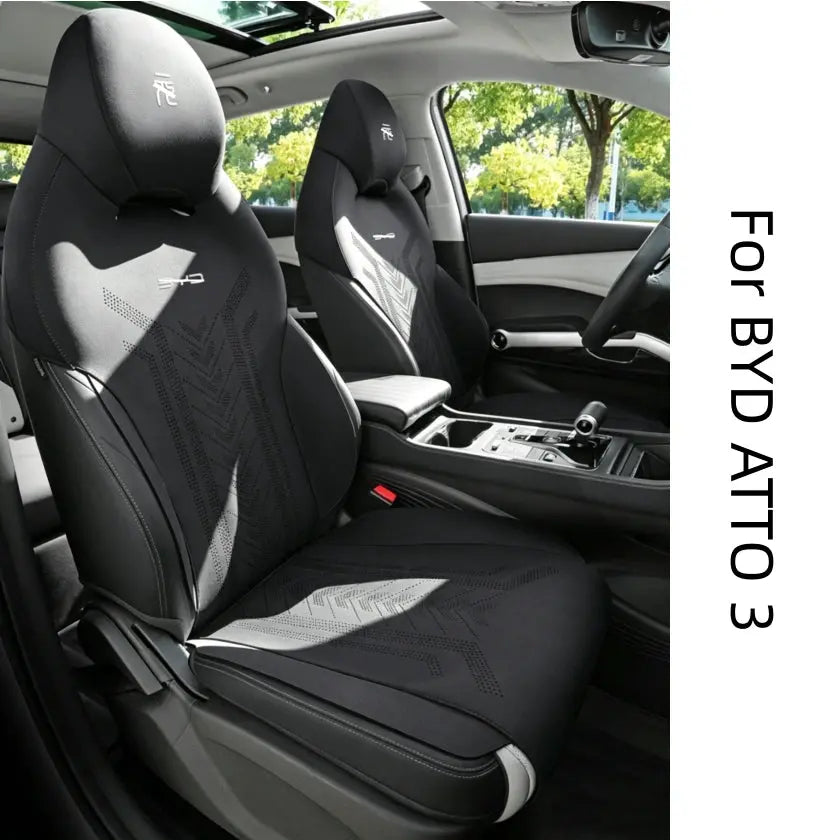 Suede Seat Cover Protect Cushion For BYD Atto 3 Full Set for 5 Seats