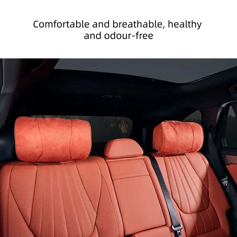 Suede Headrest and Neck Pillow for BYD Sealion 8  harrybyd