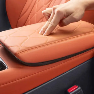 Center Console Armrest Cover for BYD Sealion 7, Orange, Soft and supportable