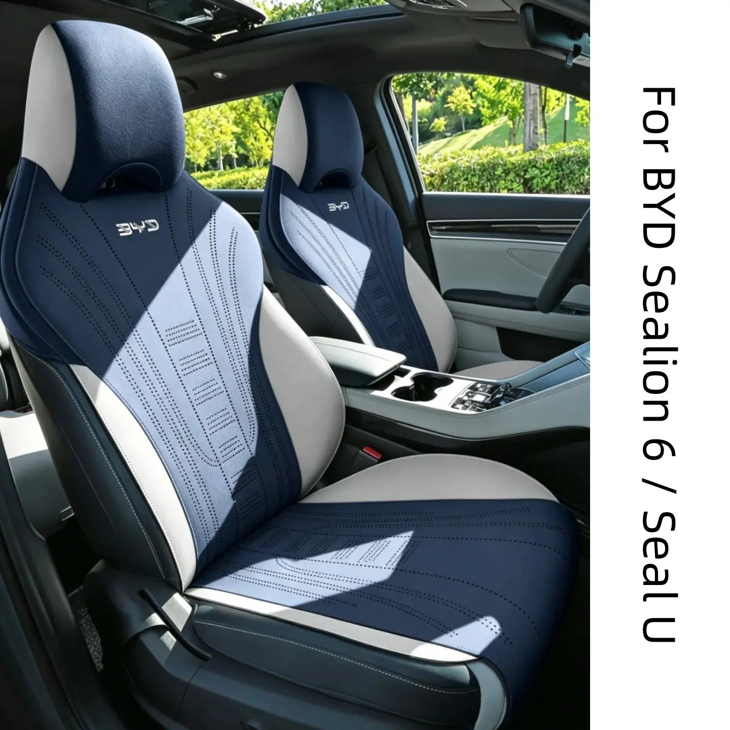 Suede Seat Cover for BYD Sealion 6 / Seal U